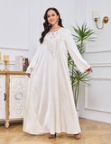 Robe abaya en diamant à la mode