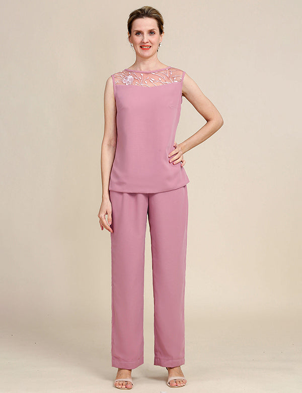 Robe manches longues 3 pièces de la mère de la mariée