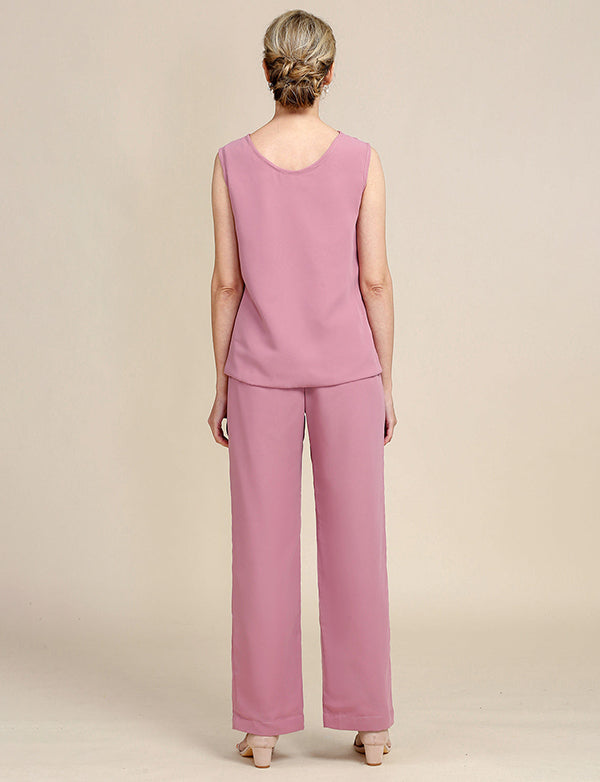 Robe manches longues 3 pièces de la mère de la mariée