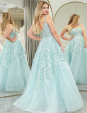 Robe de bal de fin d'année en tulle avec paillettes et dentelle