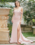 Robe de soirée sirène à épaules dénudées