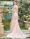 Robe de soirée sirène à épaules dénudées