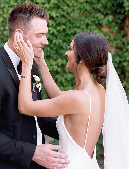 Robe de mariée simple en sirène pour la plage