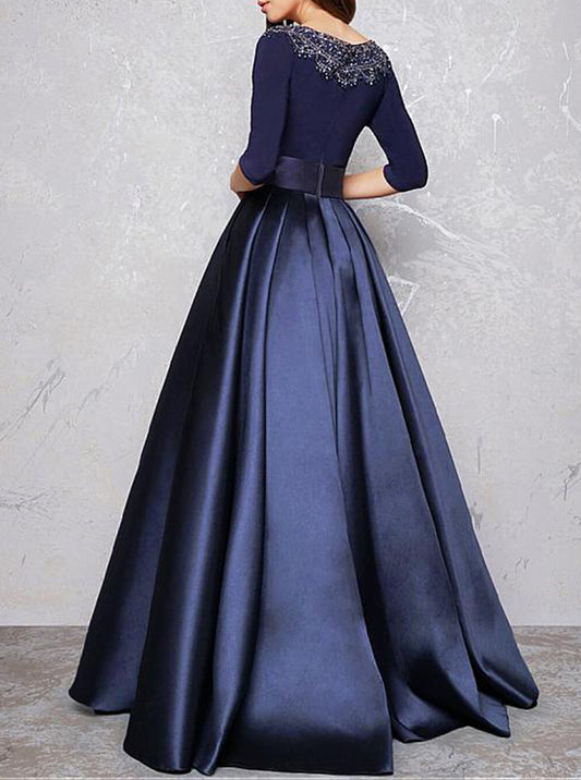 Robe de Soirée Bleu Marine