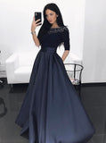 Robe de Soirée Bleu Marine