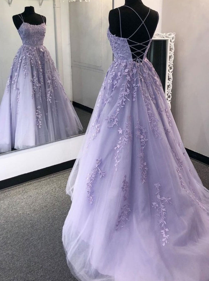 Dressself Robe de Soirée Princesse en Mousseline Tenue de Bal