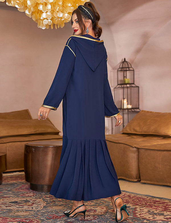 Robe à Capuche avec Strass