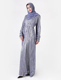 Robe à Paillettes Élégante à la Mode Musulmane