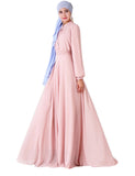 Robe Musulmane en Mousseline Eid Mubarak