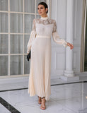 Robe de Soirée Élégante avec Dentelle