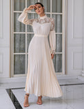 Robe de Soirée Élégante avec Dentelle