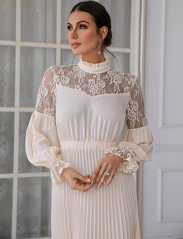 Robe de Soirée Élégante avec Dentelle