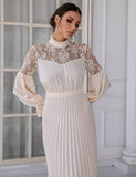 Robe de Soirée Élégante avec Dentelle
