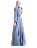 Robe Musulmane en Mousseline Eid Mubarak