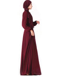 Robe Musulmane en Mousseline Eid Mubarak