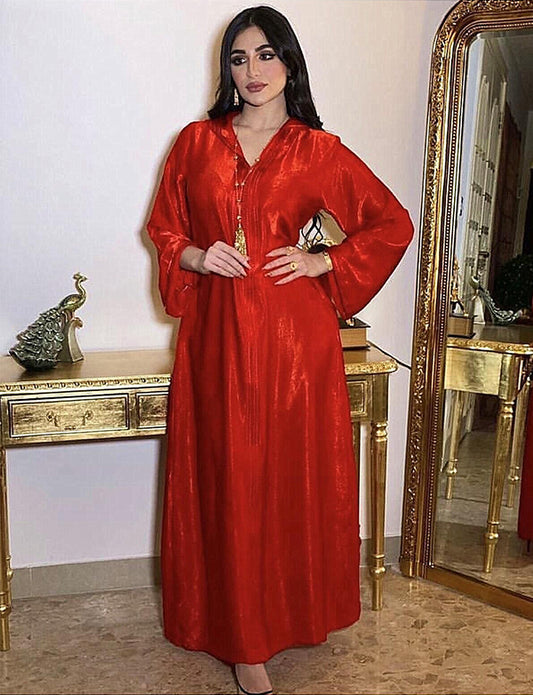 Caftan Marocain à Capuche Robe