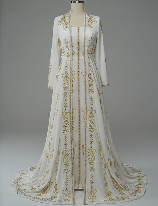 Caftan Blanc pour Mariée