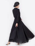 Robe Musulmane en Mousseline Eid Mubarak
