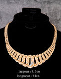 Ensemble de Bijoux de Couleur Doré