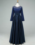 Robe de Soirée Bleu Marine