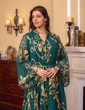 Robe marocaine élégante caftan en maille brodée