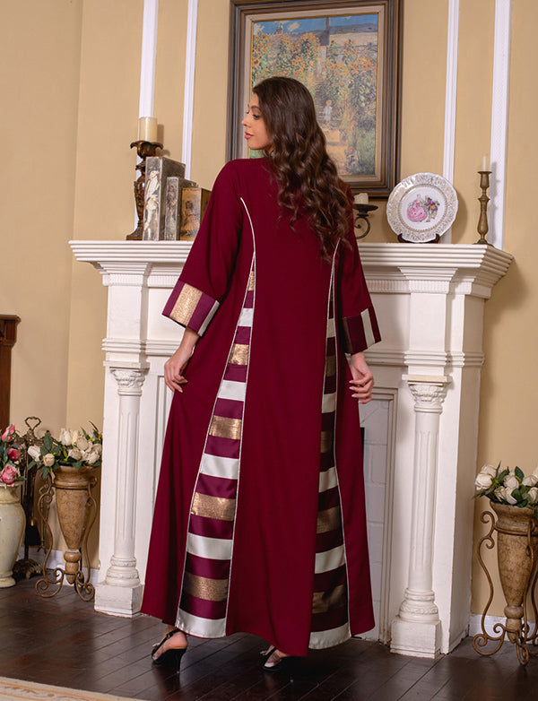 Vert foncé Robe de soirée caftan marocaine