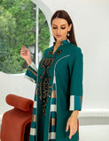 Vert foncé Robe de soirée caftan marocaine