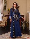 Vert foncé Robe de soirée caftan marocaine