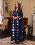 Vert foncé Robe de soirée caftan marocaine