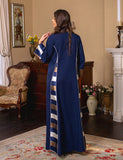 Vert foncé Robe de soirée caftan marocaine
