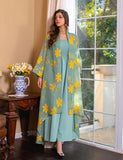 Robe camisole grise musulmane en maille Abaya