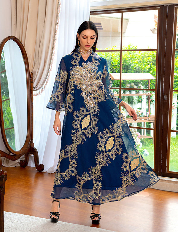 Robe de Soirée Longue pour Invitée avec Corsage | INVIYADISIMA Robe de Soirée Longue pour Invitée avec Corsage | INVIYADISIMA