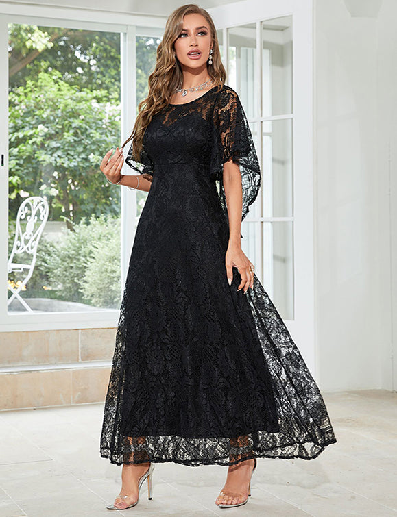 Robe en dentelle au tempérament élégant