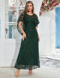 Robe en dentelle au tempérament élégant
