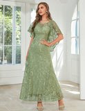 Robe en dentelle au tempérament élégant