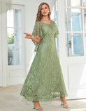 Robe en dentelle au tempérament élégant
