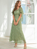 Robe en dentelle au tempérament élégant