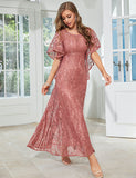 Robe en dentelle au tempérament élégant