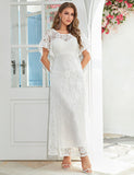 Robe en dentelle au tempérament élégant