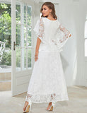Robe en dentelle au tempérament élégant