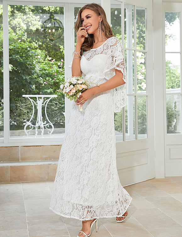 Robe en dentelle au tempérament élégant