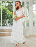 Robe en dentelle au tempérament élégant