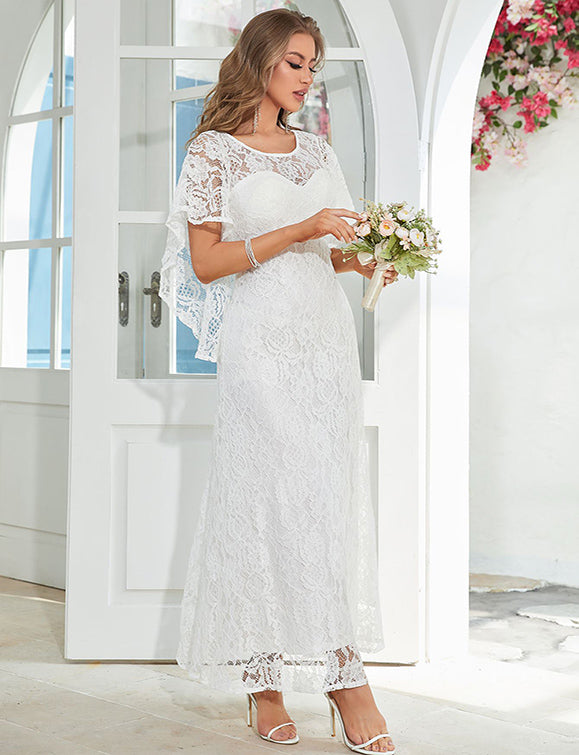 Robe en dentelle au tempérament élégant