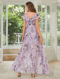 Robe d'été à sequins à manches courtes et col en V profond