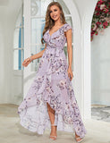 Robe d'été à sequins à manches courtes et col en V profond