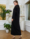 Robe musulmane ample et décontractée avec capuche