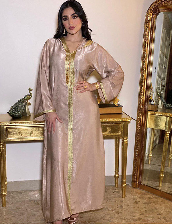 Caftan Marocain à Capuche Robe