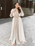 Robe Marocaine Blanc Broderie