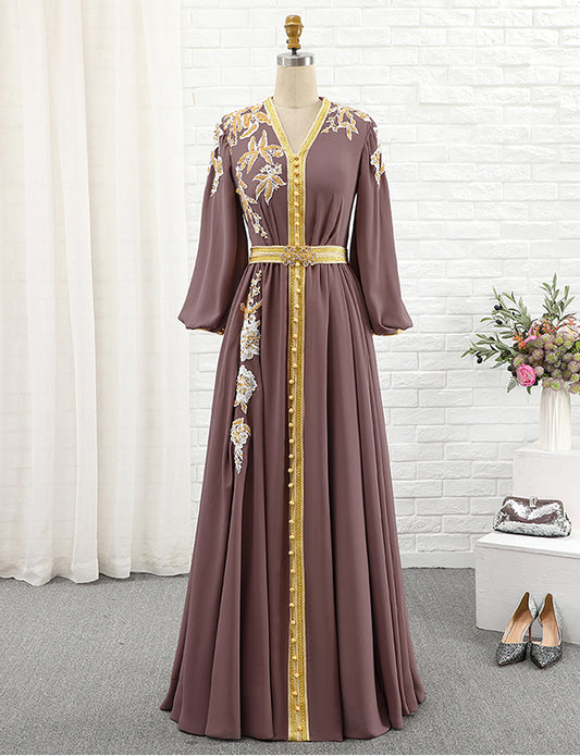 Caftan Marocain Brodé