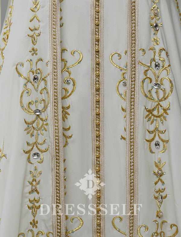 Caftan Blanc pour Mariée